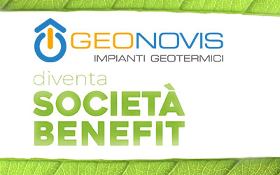 Geonovis società di Benefit