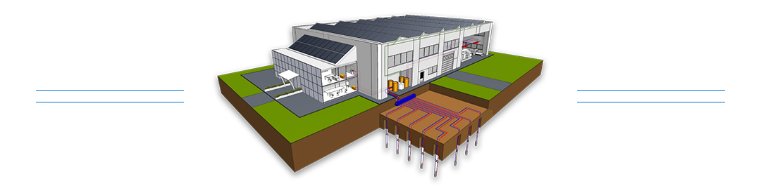 climatizzazione industriale geotermico